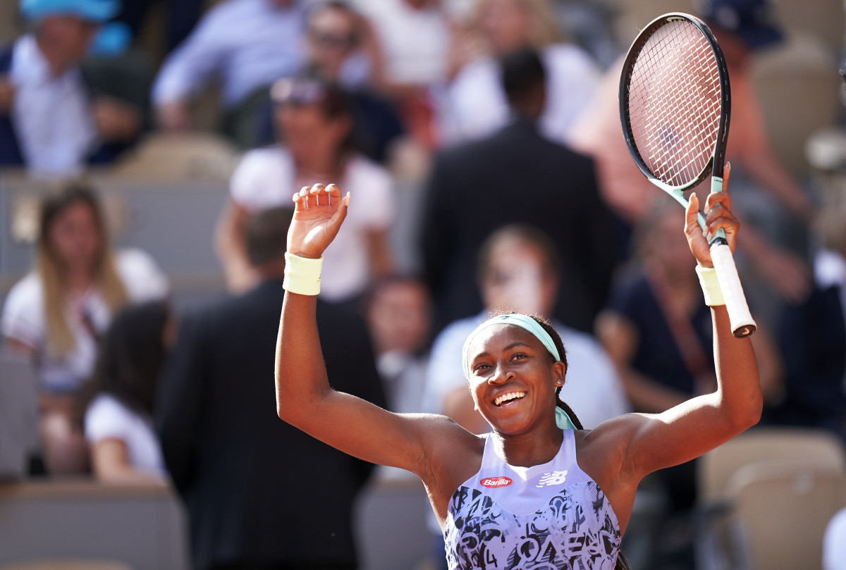 Coco Gauff advances to the finals of the French Open.