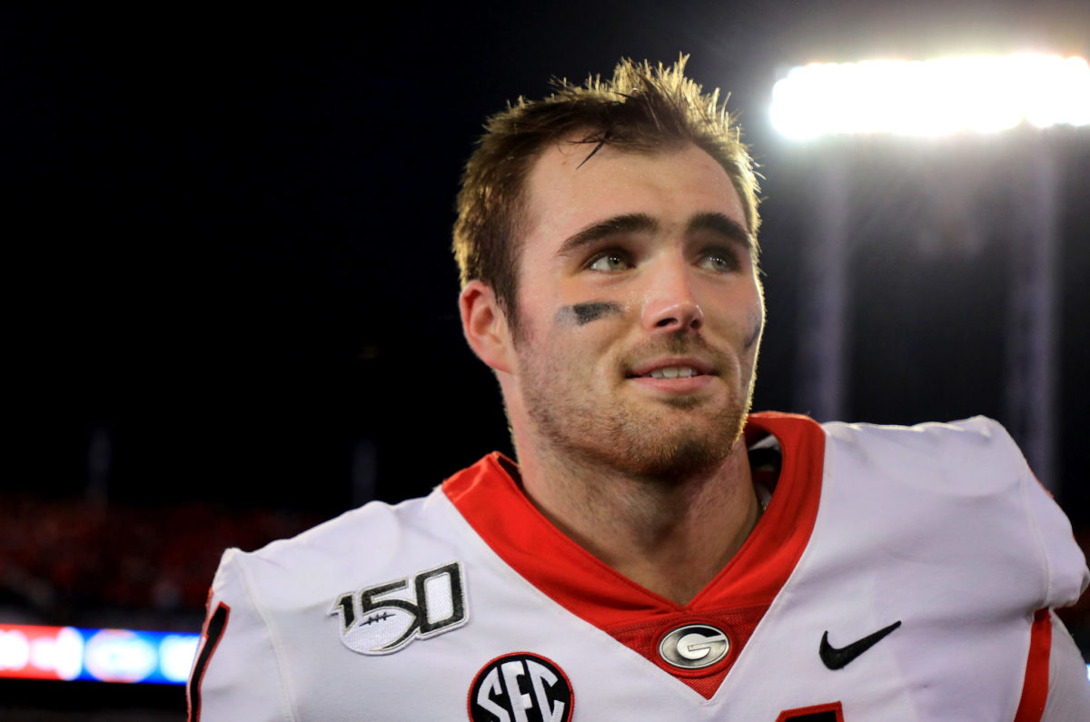 Georgia quarterback Jake Fromm after the win vs. Florida.