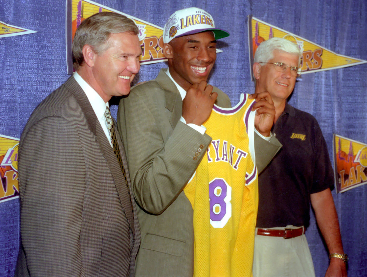 Kobe Bryant gets drafted into the NBA.