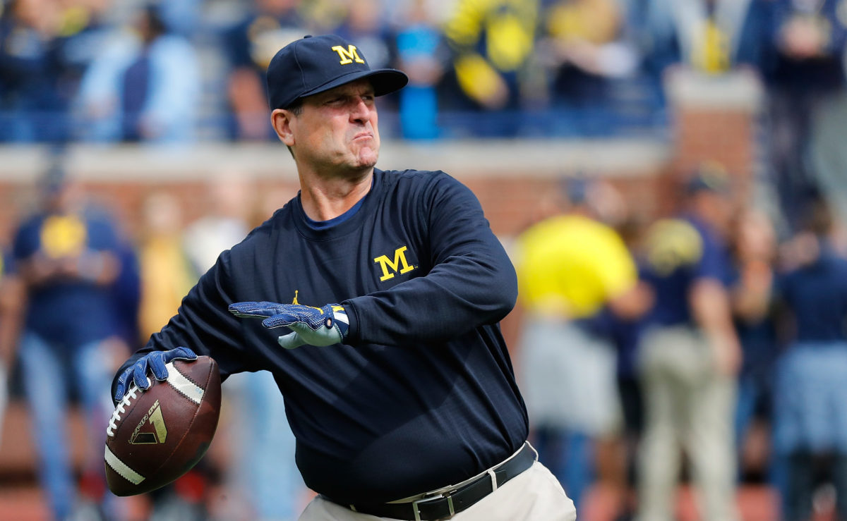 Jim Harbaugh: NFL rumors like 'warmed-up oatmeal'