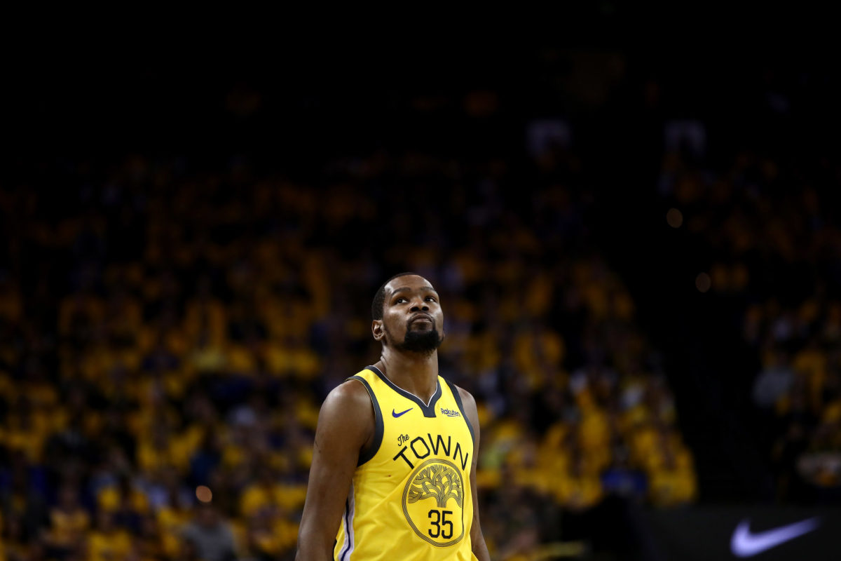 Kevin Durant of the Golden State Warriors.