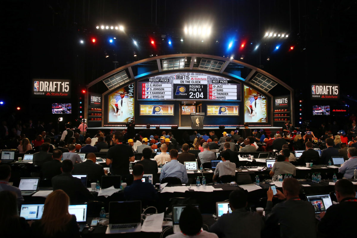 A general photo of the NBA Draft.