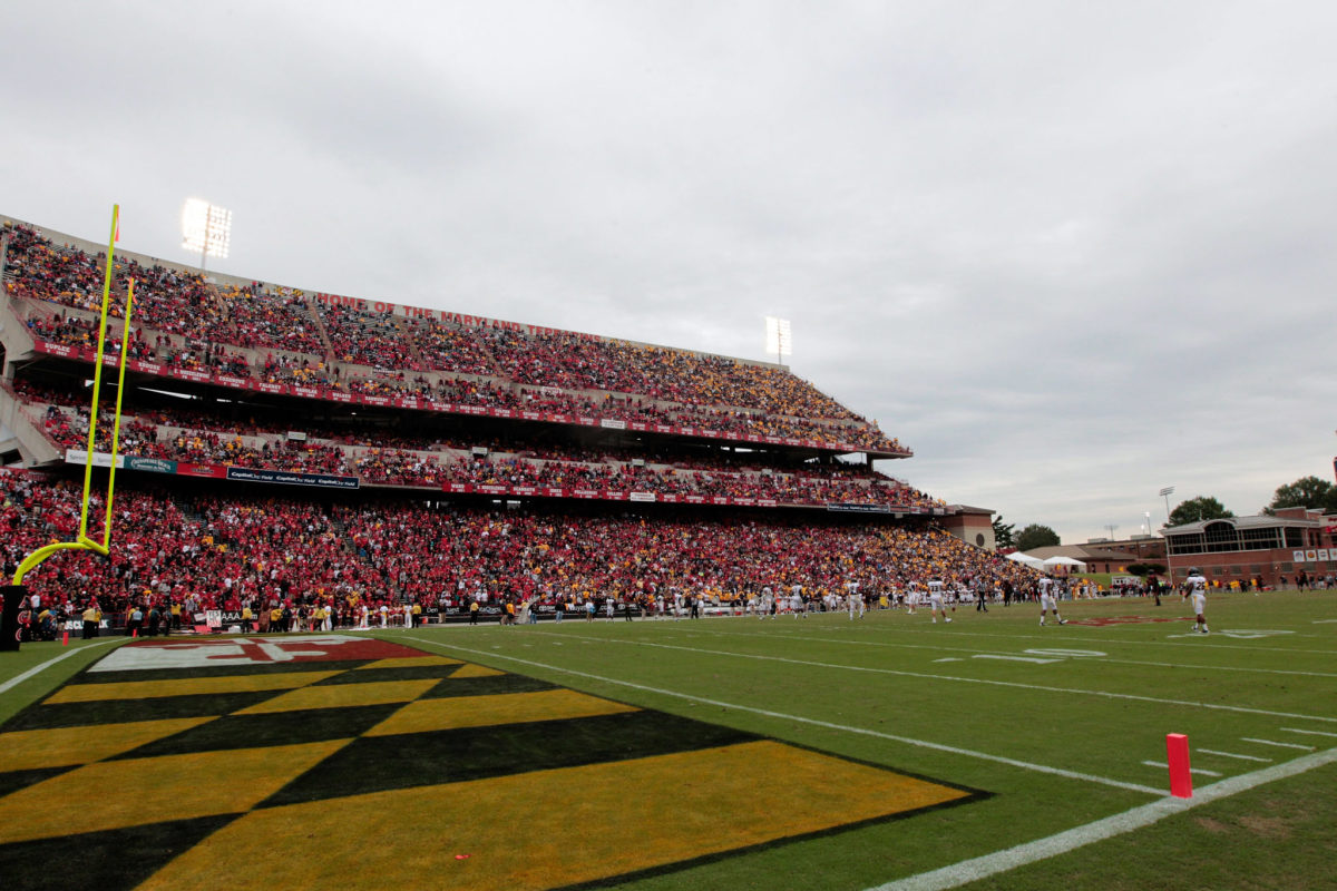 A general view of Maryland's football stadium.