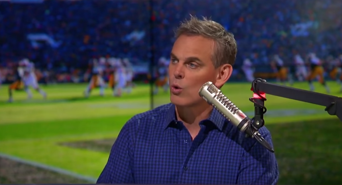 Colin Cowherd discussing something on his show.