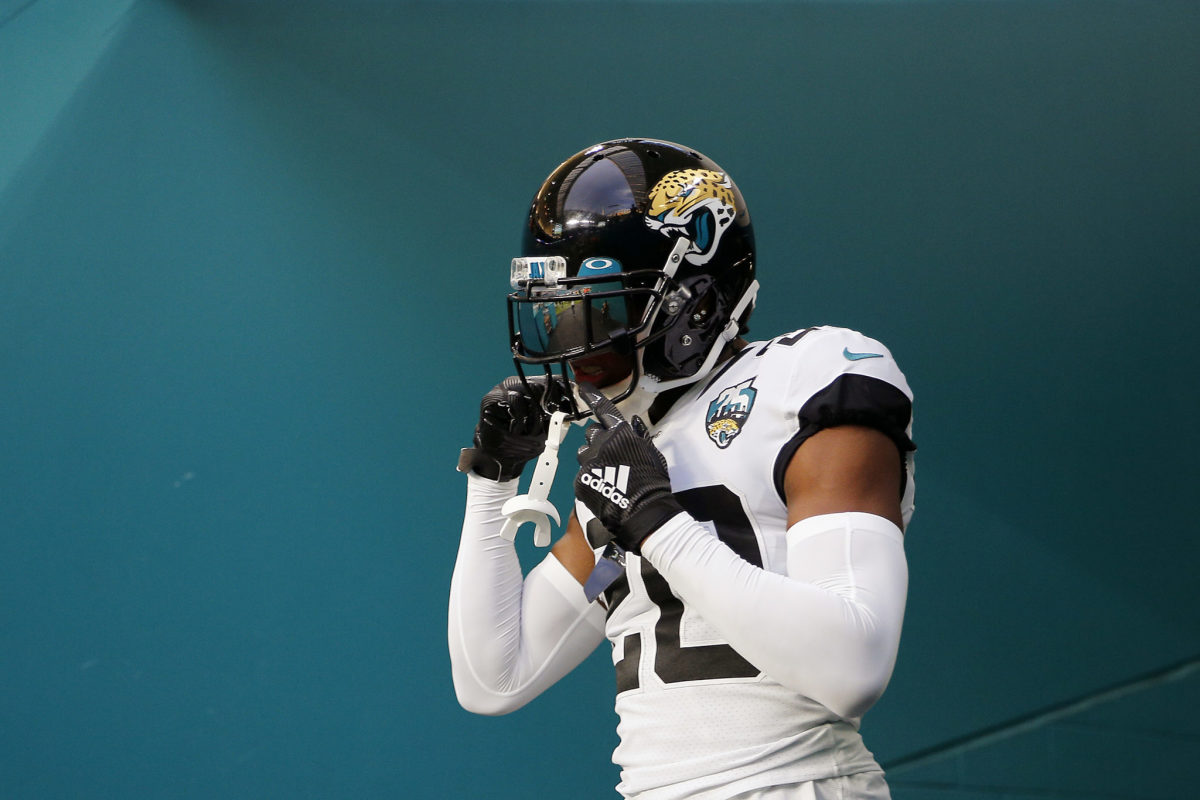 Jalen Ramsey takes the field for the Jacksonville Jaguars.