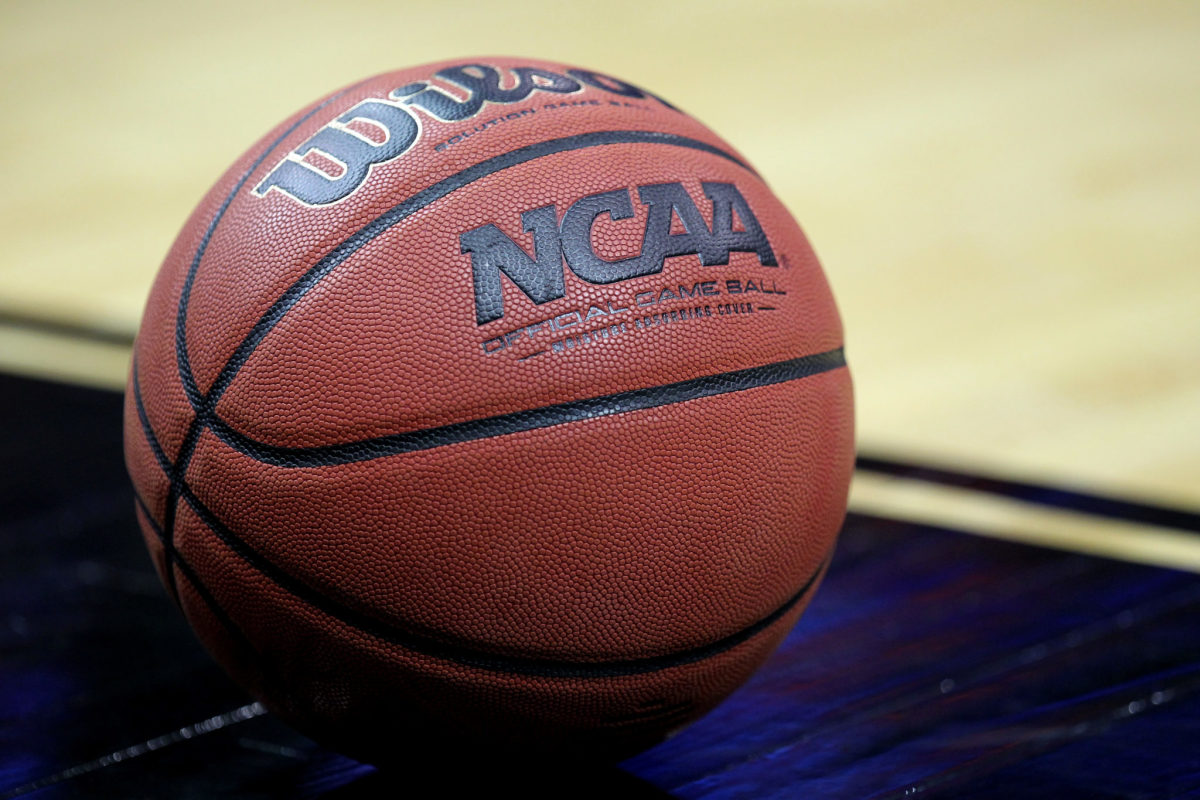 A game ball for the NCAA Tournament.