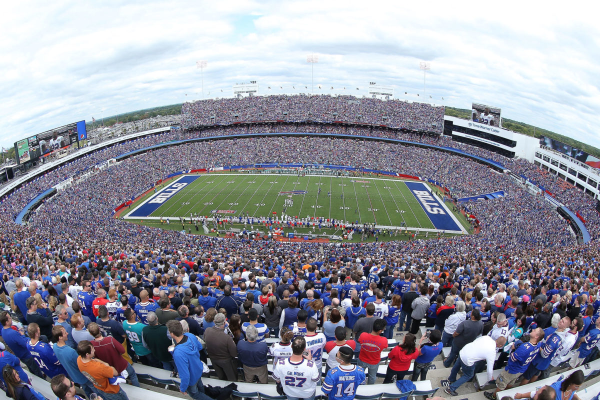 A general view of the Buffalo Bills stadium.