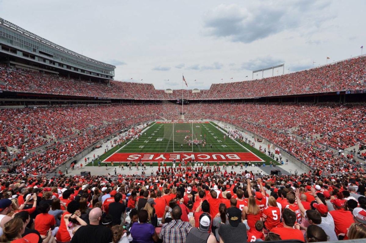 A general view of Ohio State's stadium.