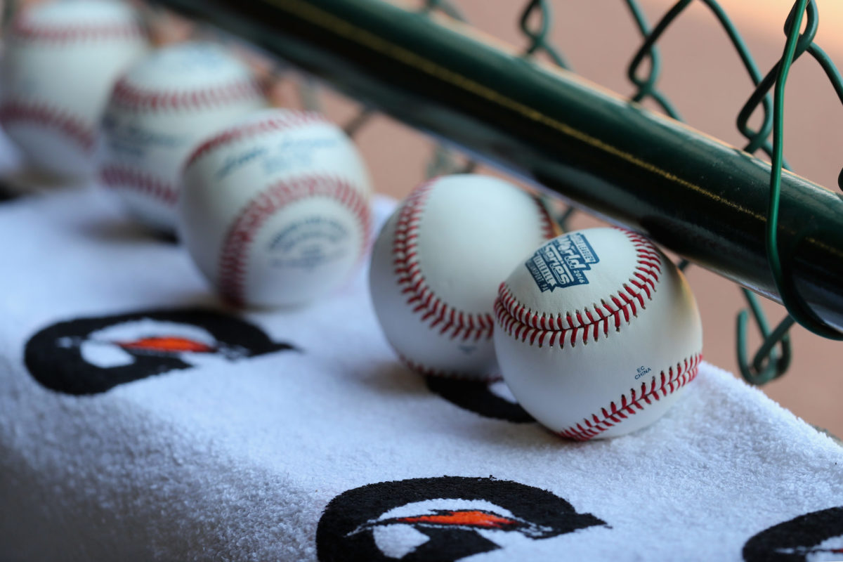A generic photo of baseballs on a Gatorade towel at the Little League World Series.