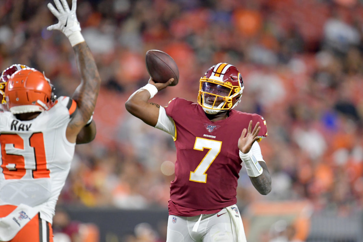 Photos Emerge From Dwayne Haskins' Notable NFL Workout Today The Spun