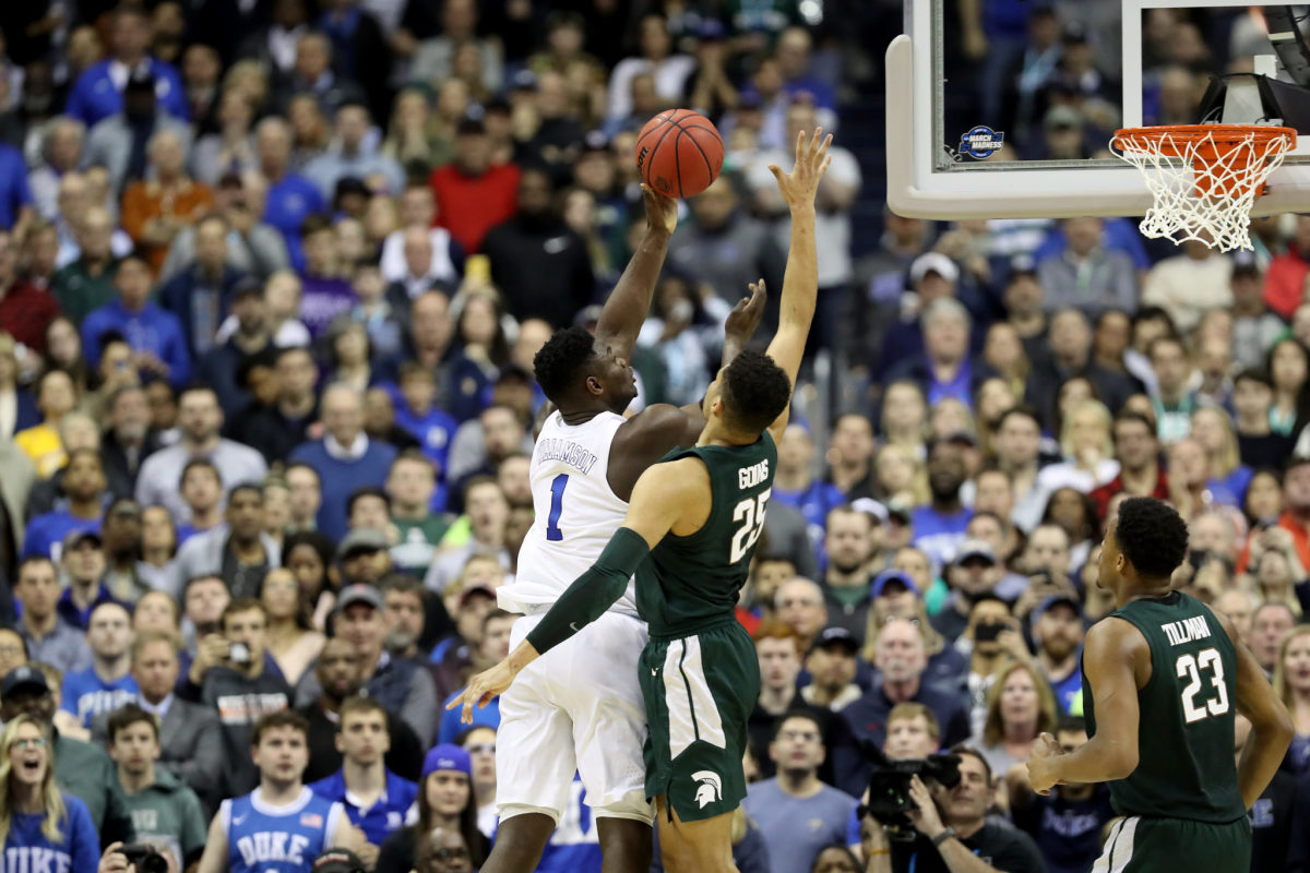 michigan state and duke play in the elite eight