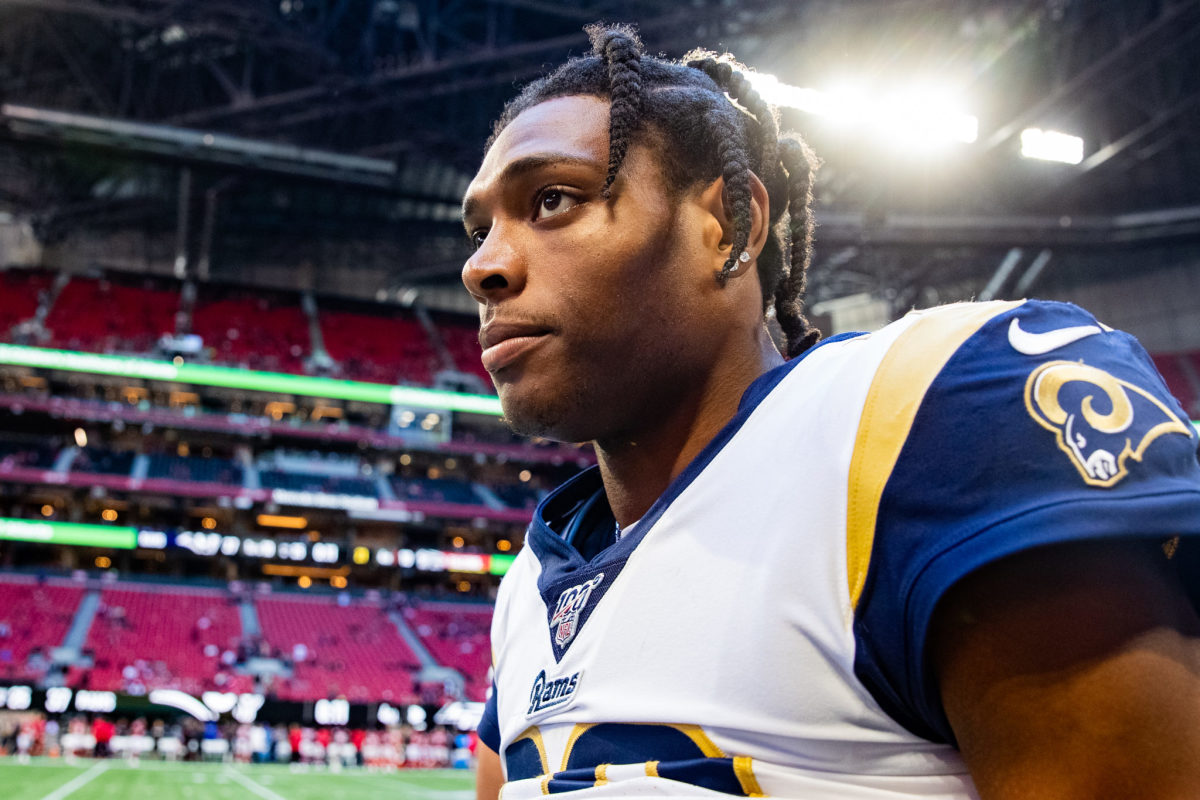 Jalen Ramsey suited up for the Los Angeles Rams for the first time.