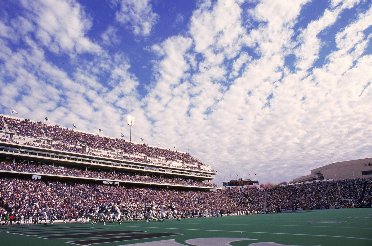 General view of Kansas State football's Wagner Field.