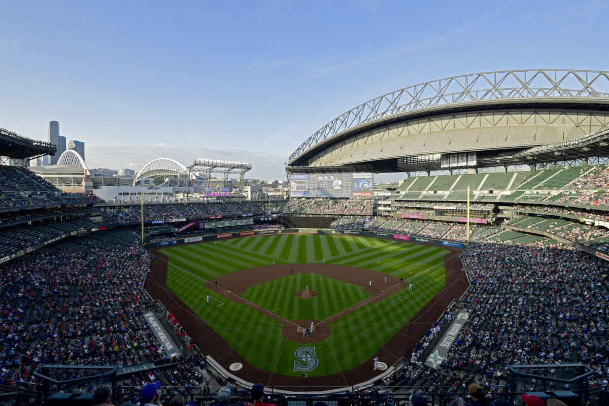 General view of T-Mobile Park, the home of the Seattle Mariners.