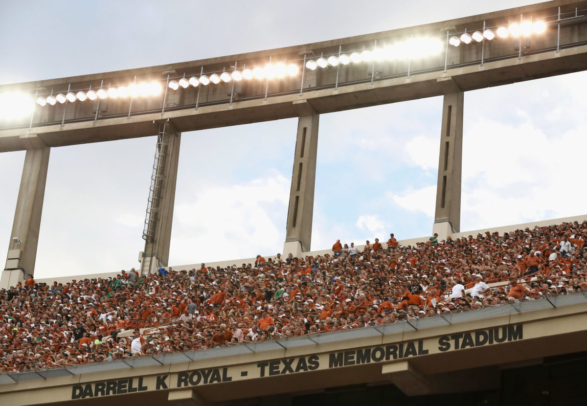 A general view of Texas' football stadium.
