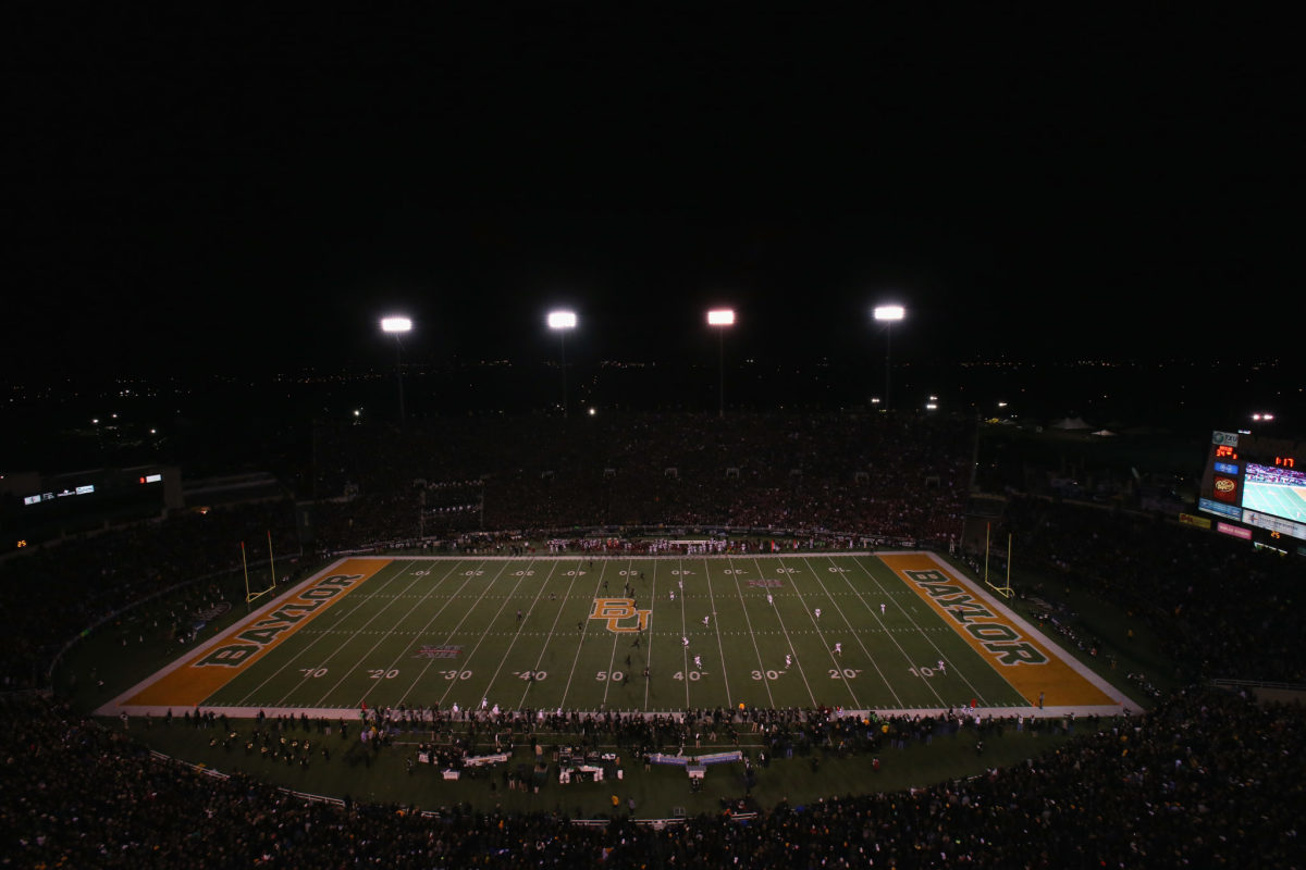 A general view of Baylor's stadium.