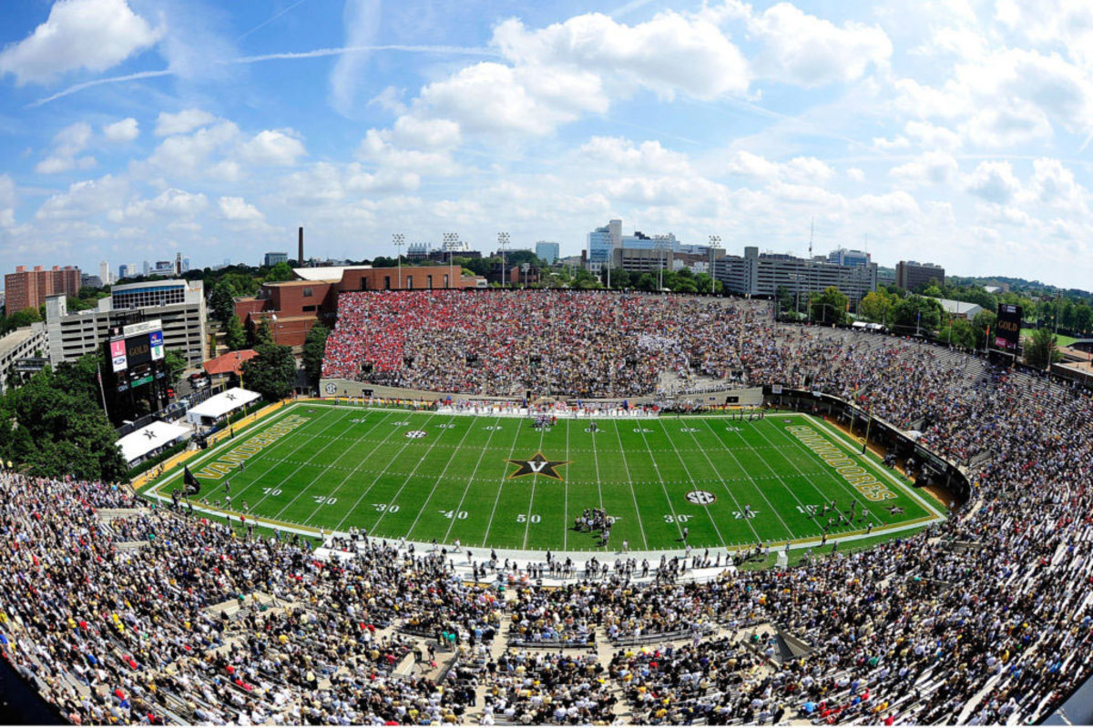 A general view of Vanderbilt's football field.