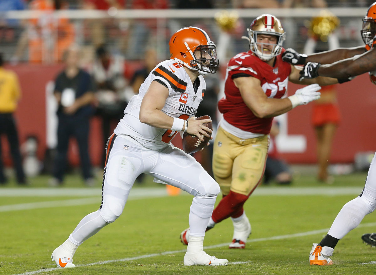 Baker Mayfield snaps back at hecklers before Cleveland Browns game