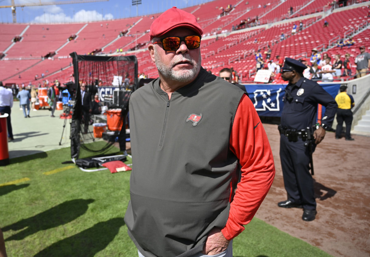 Bruce Arians Reveals He's Dealing With His Own Injury - The Spun