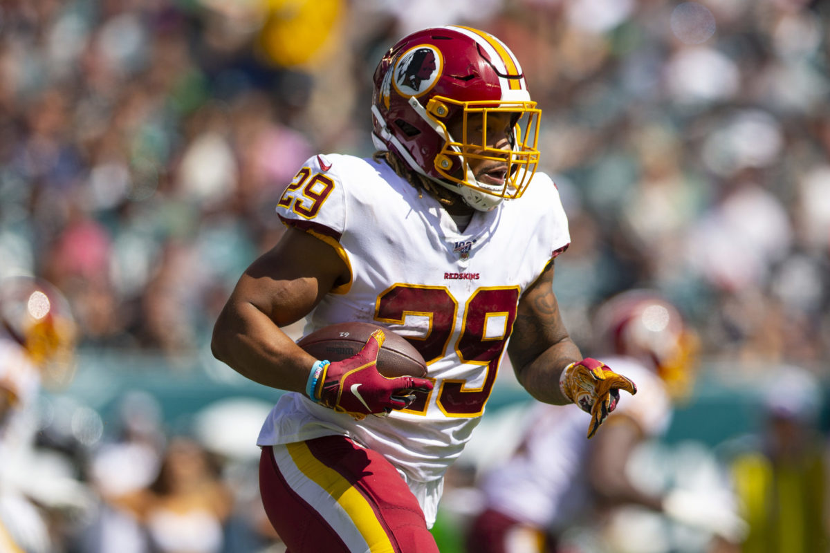 Derrius Guice out against Eagles, possibly longer, with knee