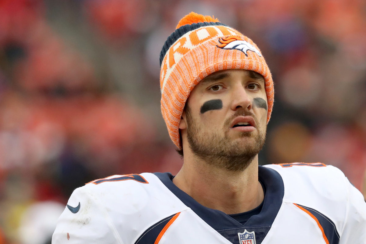 Brock Osweiler when he played for the Denver Broncos.