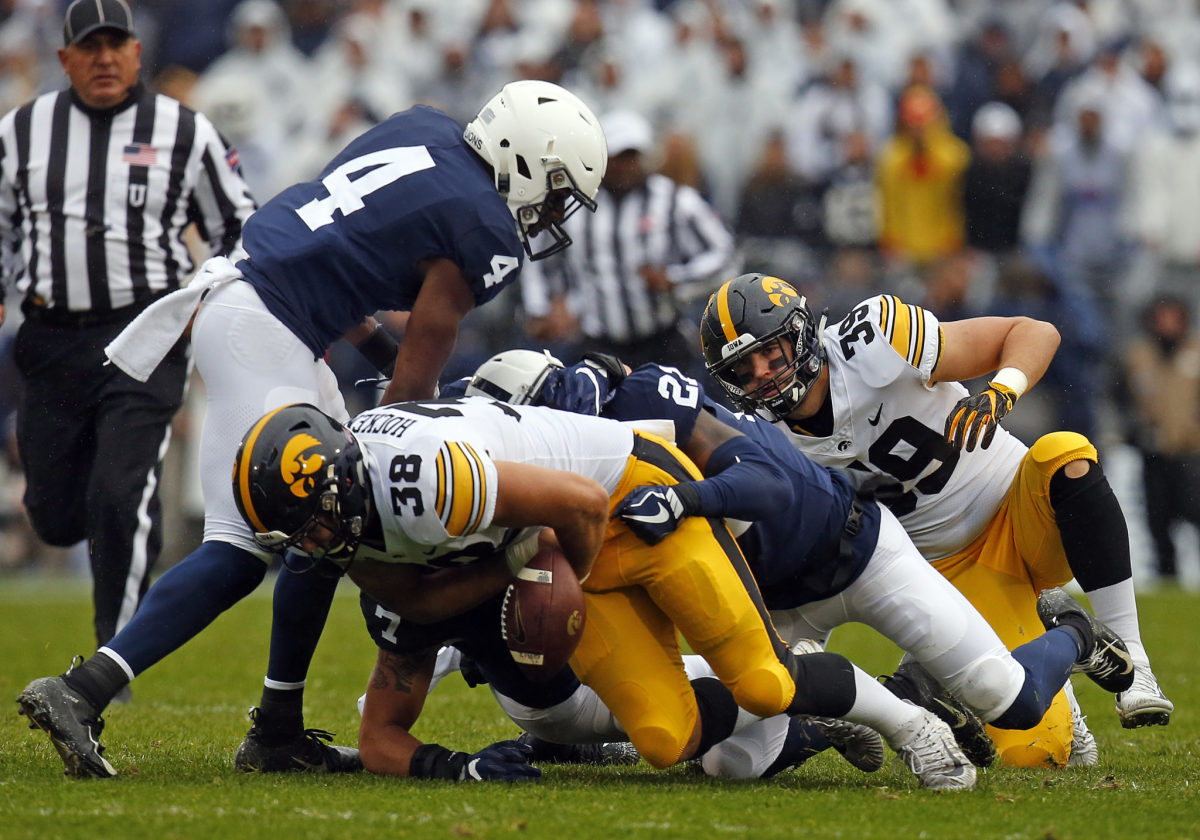 Penn State faces off against Iowa.
