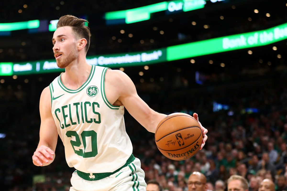 LeBron James went to check on Gordon Hayward in the locker room