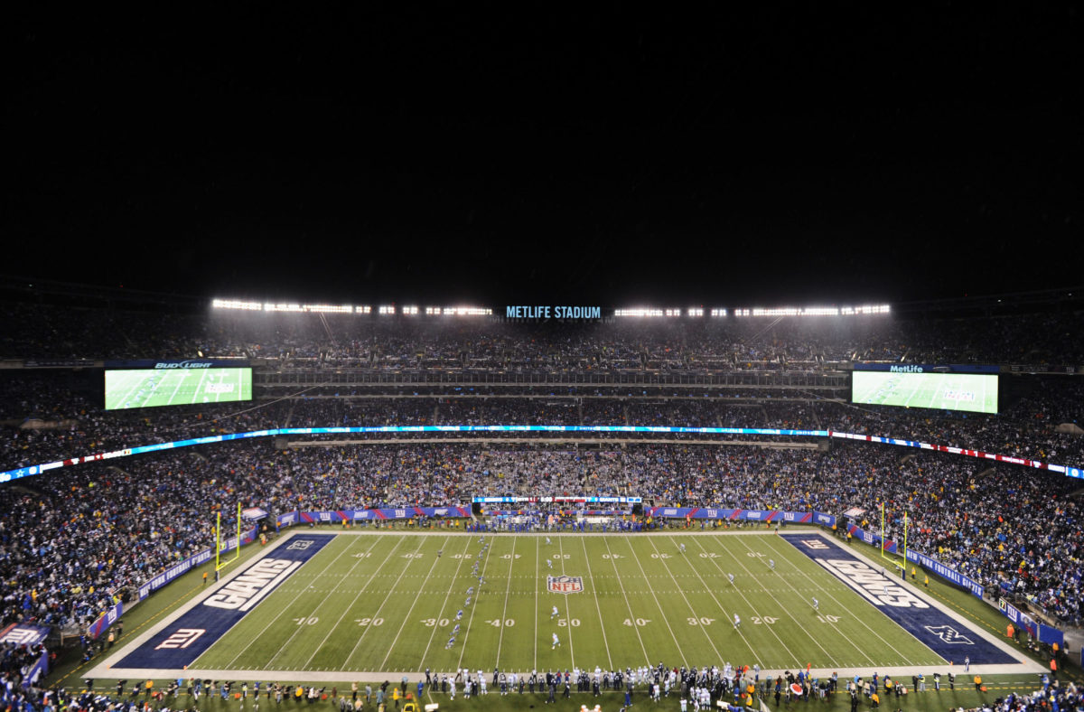 A general view of MetLife Stadium during a Giants game.
