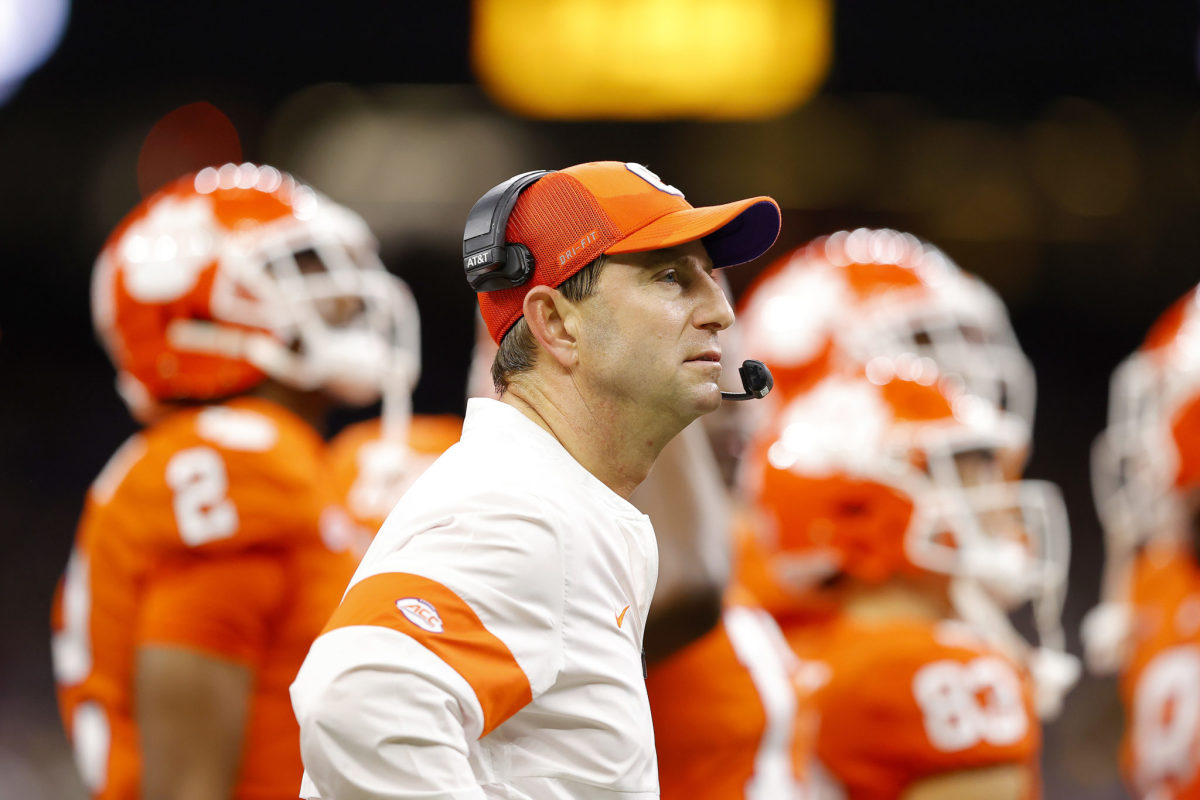 Clemson head coach Dabo Swinney not happy with the refs at the national title game in New Orleans.