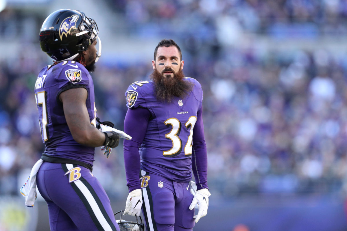 Eric Weddle of the Baltimore Ravens.