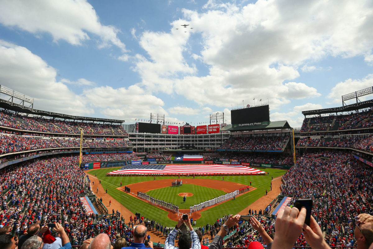 Texas Rangers Globe Life Park in Arlington MLB Baseball Stadium