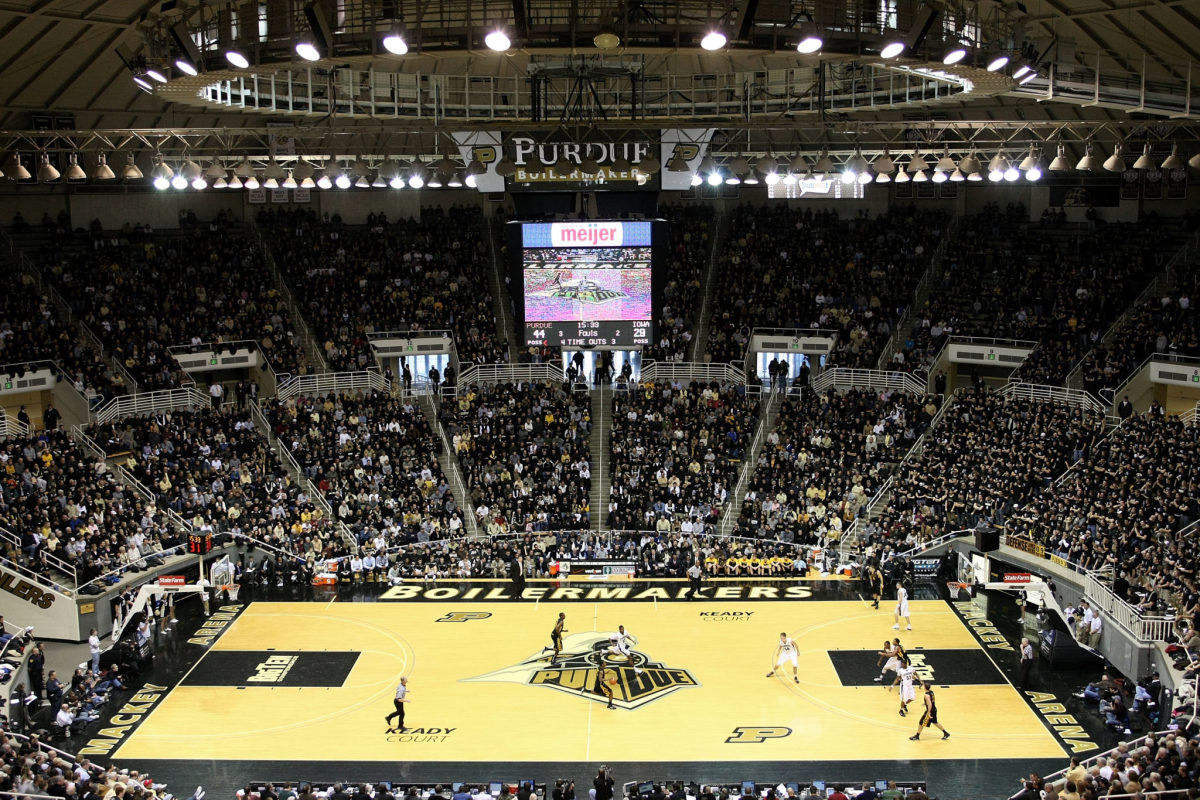 A general view of Purdues's basketball arena.