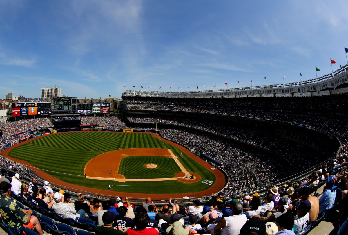 A general view of Yankee Stadium.