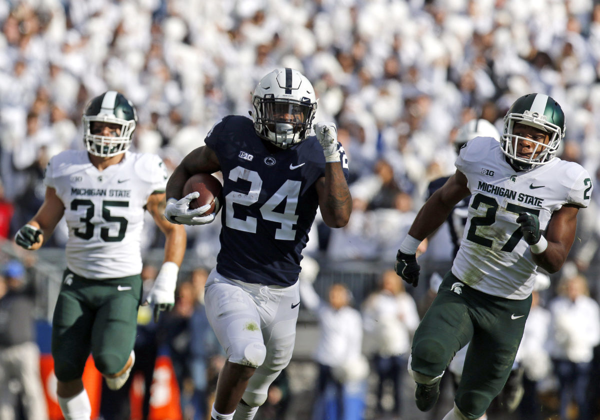 Penn State reunion for Saquon Barkley and Miles Sanders in Giants