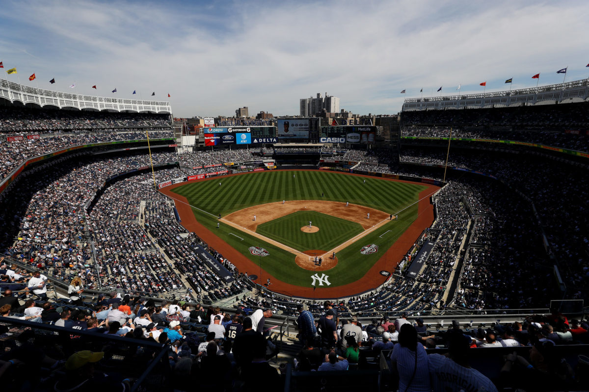 A general view of Yankee Stadium.