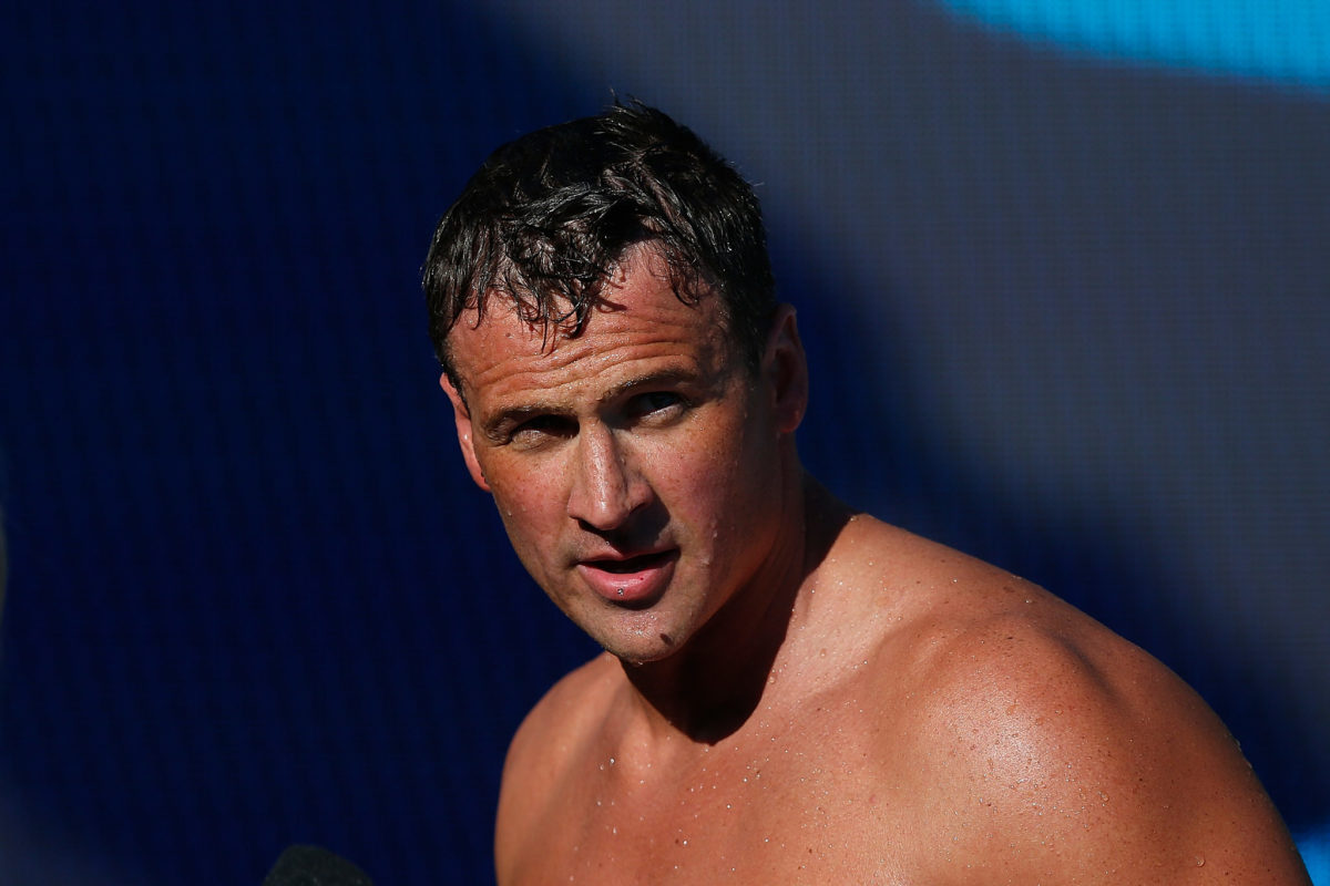 Ryan Lochte at the U.S. swimming national championships.