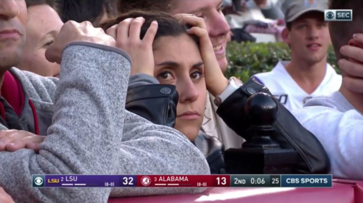 Alabama vs. LSU: Sad 'Bama Fan Sums Up The First Half - The Spun: What's  Trending In The Sports World Today