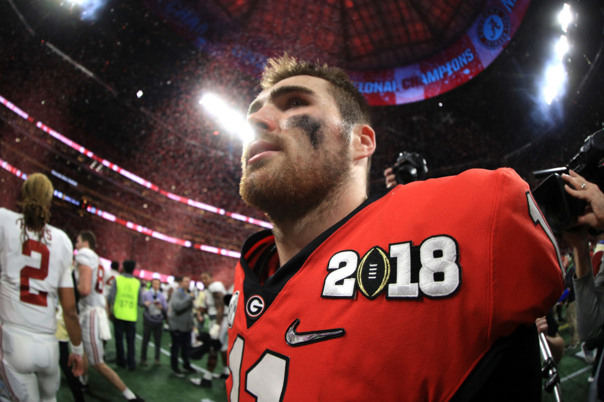 Jake Fromm after losing the National Championship.