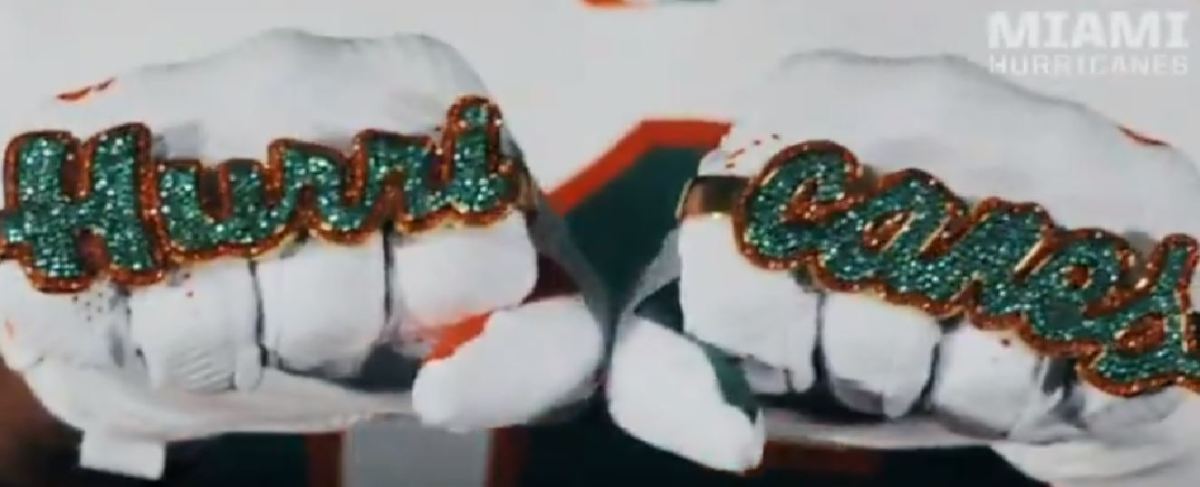 Miami football's new "touchdown rings" for 2019.