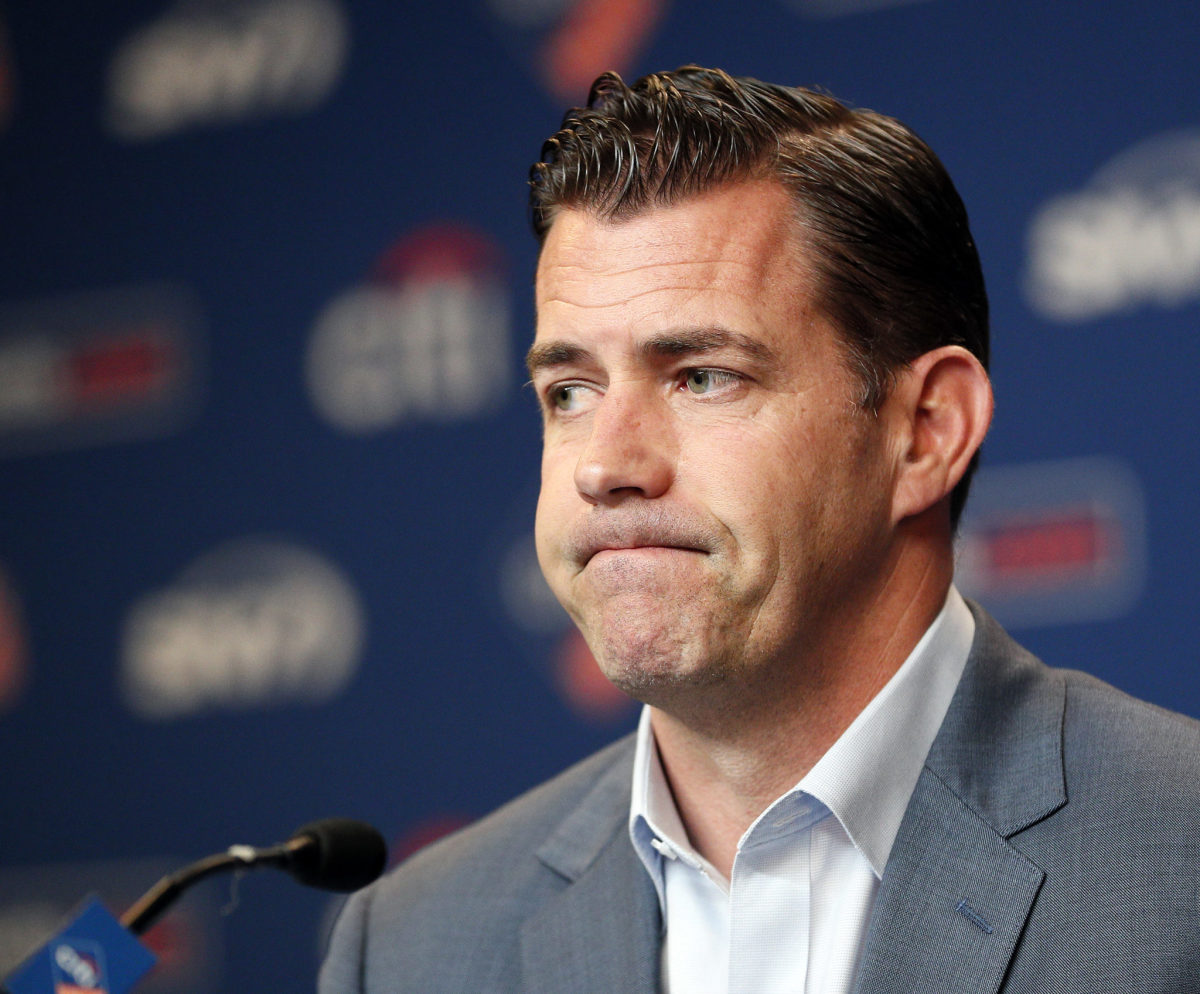 Report Mets GM Brodie Van Wagenen Threw Chair During Coach