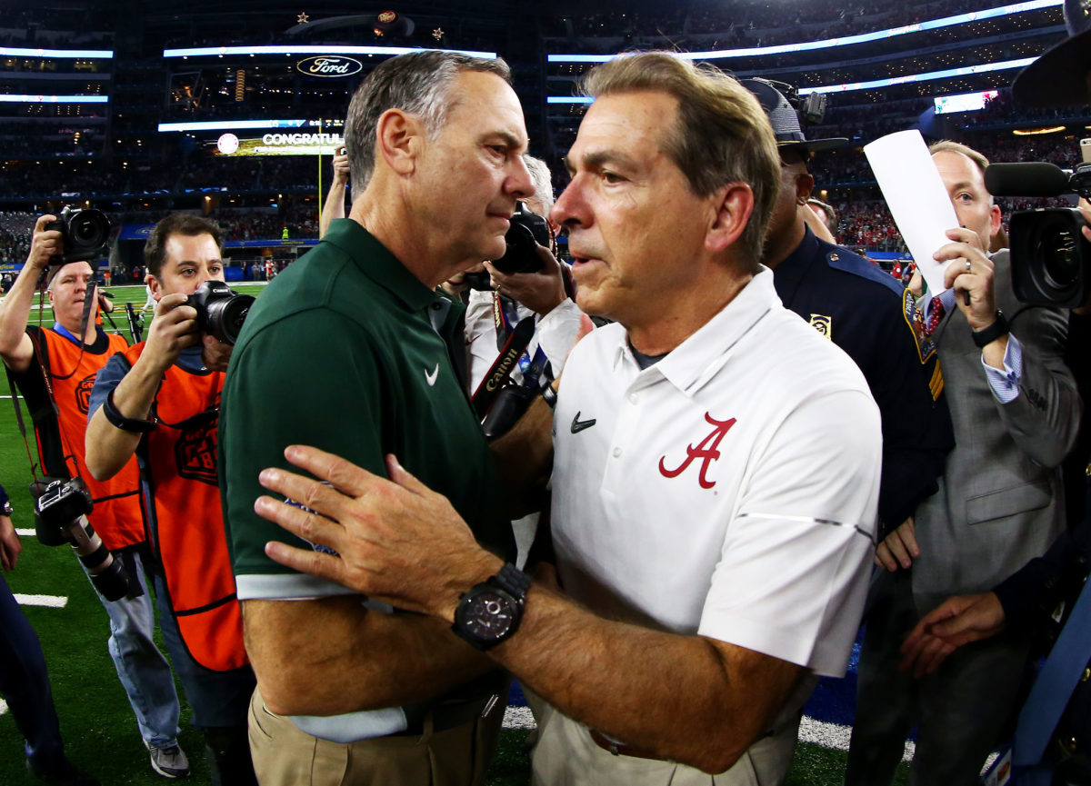 Nick Saban Addresses Status Of Michigan State's Football Program - The ...