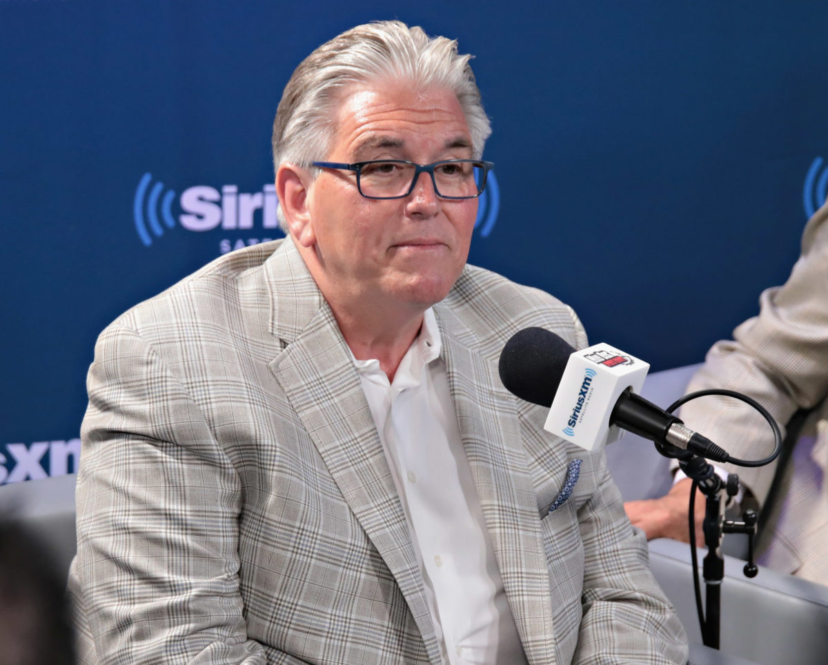 NEW YORK, NY - JULY 06:  Chris Russo and Mike Francesa (pictured) of 'Mike and the Mad Dog' get together for a SiriusXM Town Hall hosted by Chazz Palminteri at SiriusXM Studios on July 6, 2017 in New York City.  (Photo by Cindy Ord/Getty Images for SiriusXM)