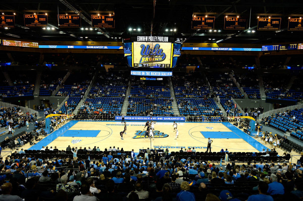 General view of the UCLA stadium.