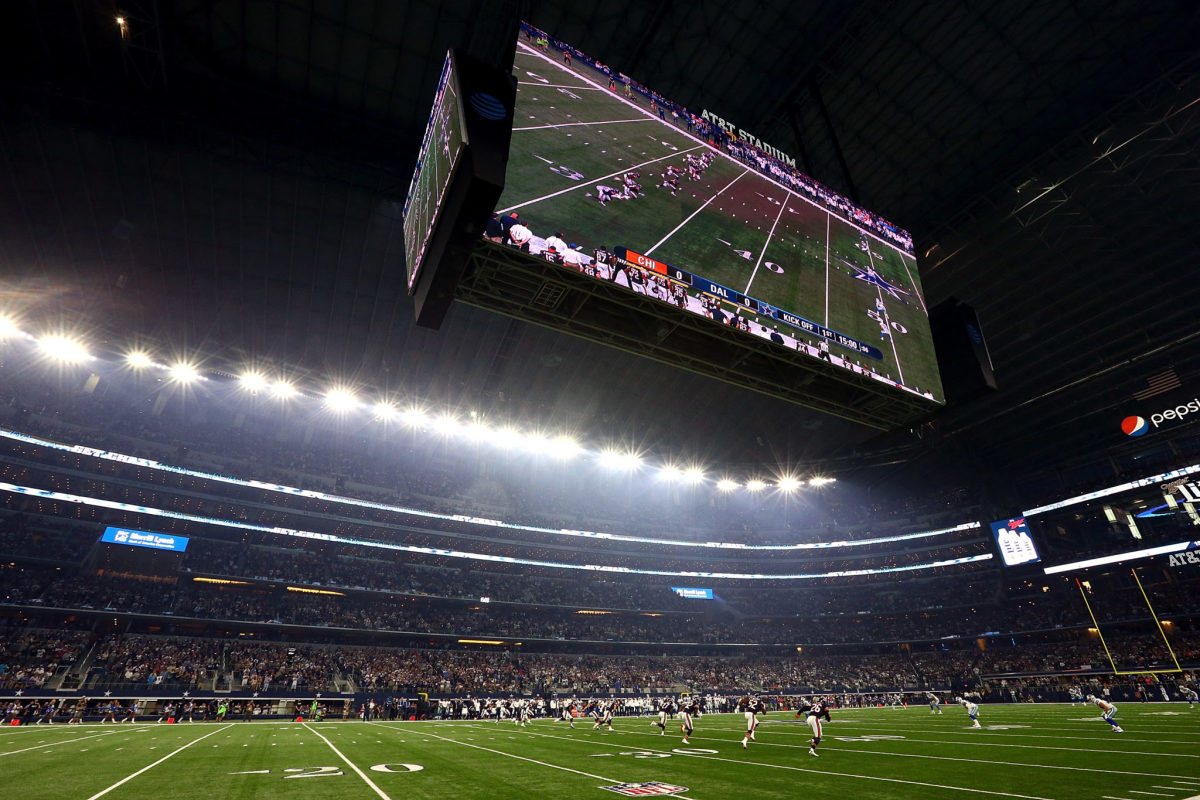 Dallas Cowboys' AT&T Stadium in Arlington.