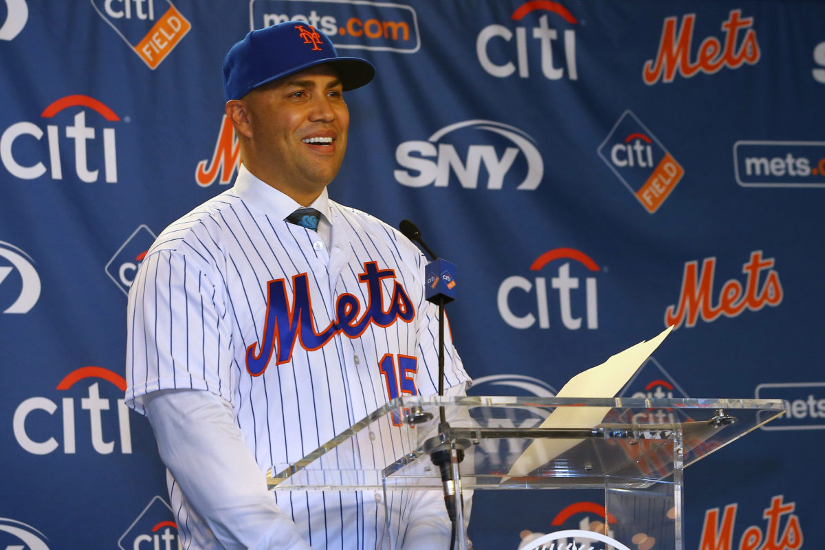 Carlos Beltran introduced as the manager of the New York Mets.