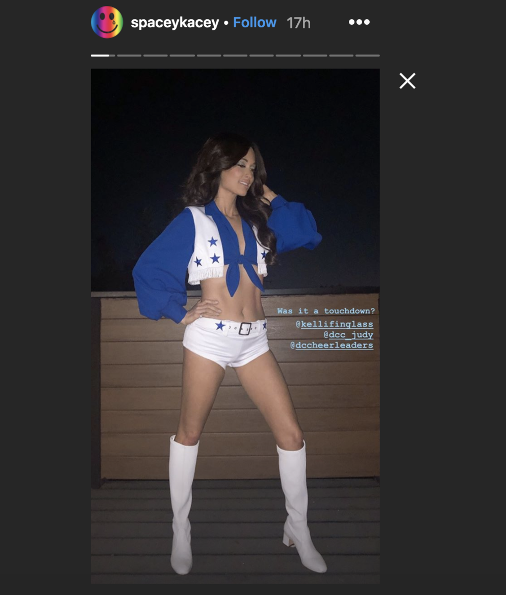 Country Singer Kacey Musgraves Flashes 6-Pack in Dallas Cowboys Cheerleader  Costume