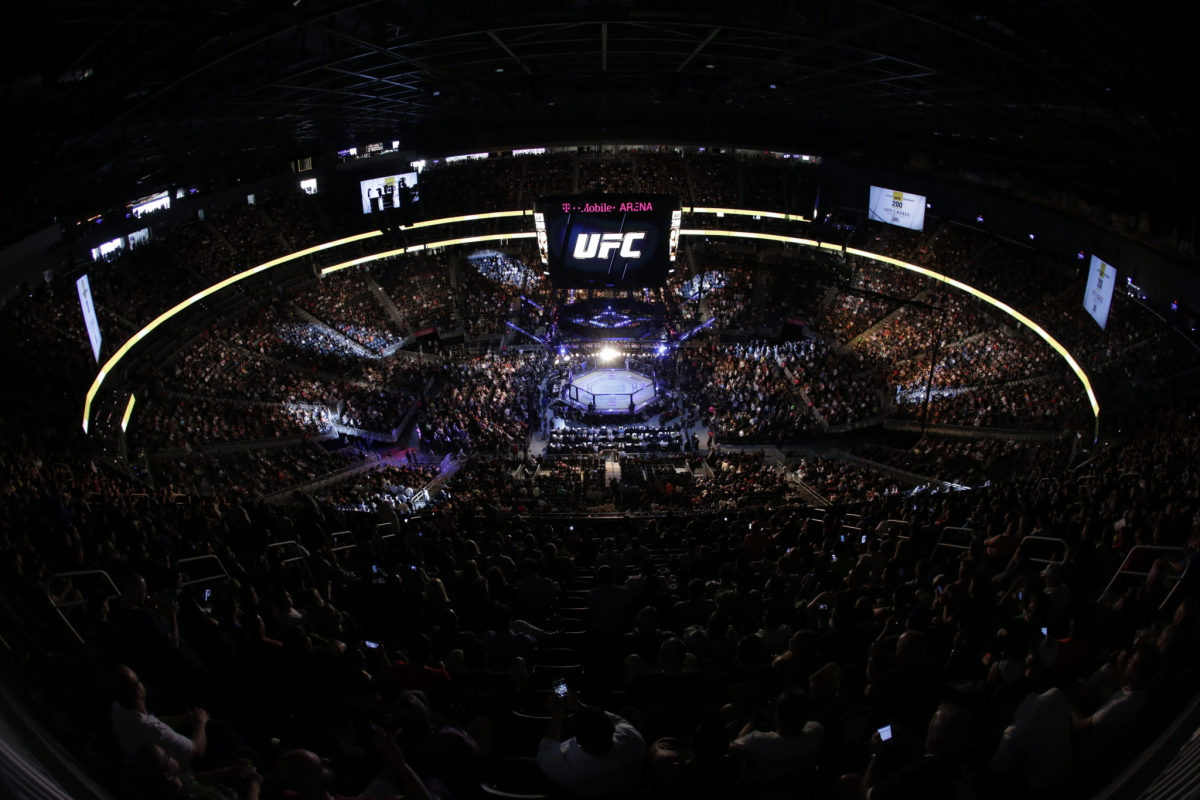 A general photo of a UFC event.