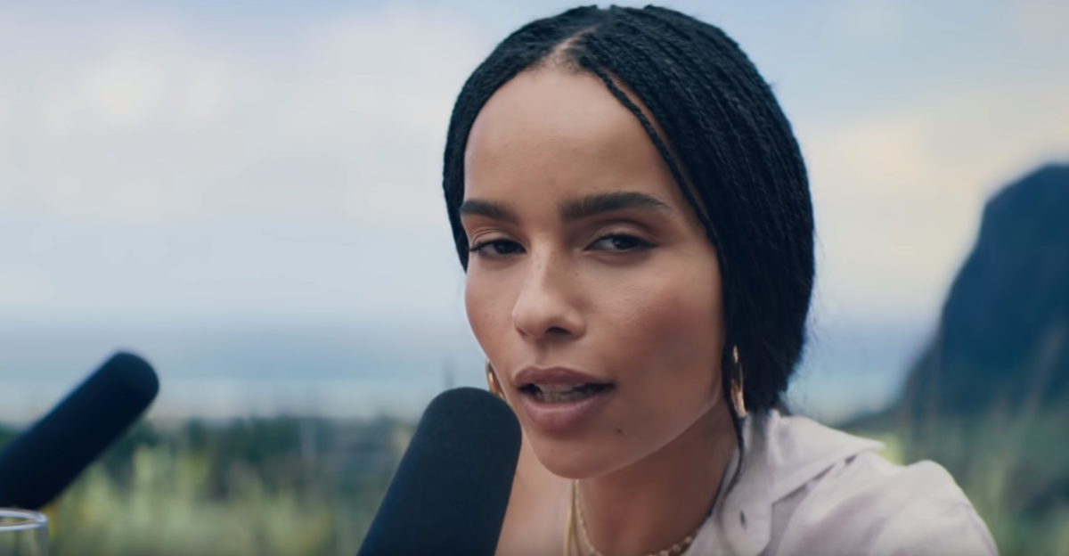 Heres Why Zoe Kravitz Whispered During Michelob Commercial The Spun 6411