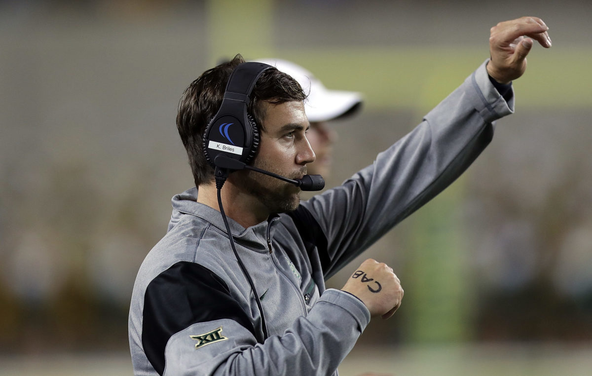 Kendal Briles, on staff of the Baylor Bears.
