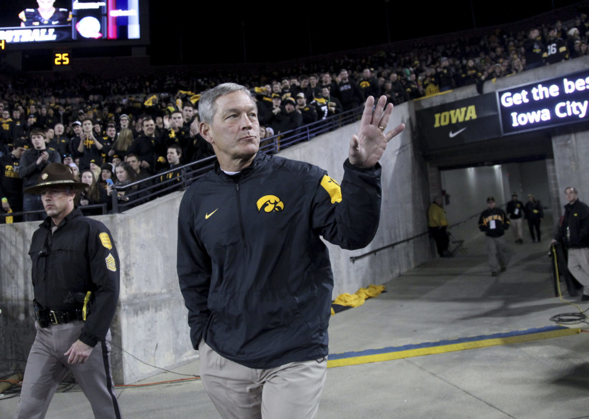 Kirk Ferentz led his Iowa staff to football mecca — Bill Belichick's New  England